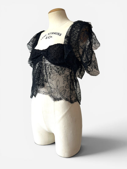Yves Saint Laurent by Tom Ford Lace Top, circa 2003
