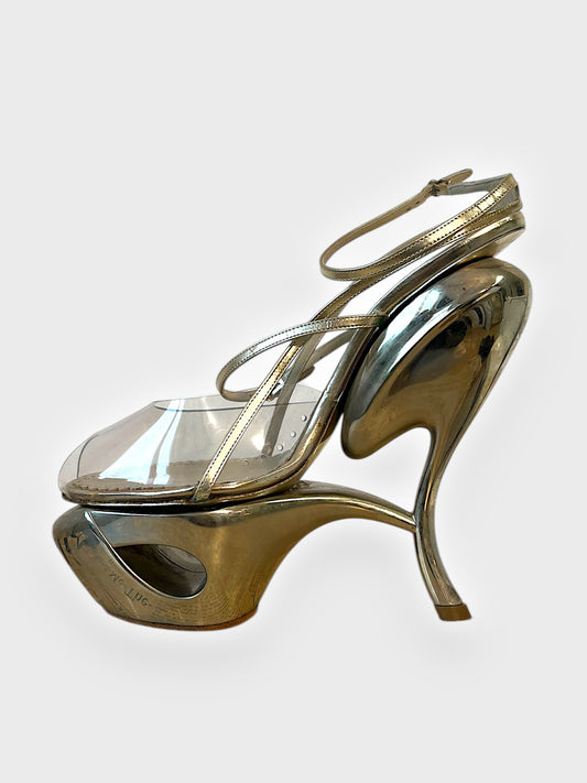 John Galliano Sculptural Runway Heels