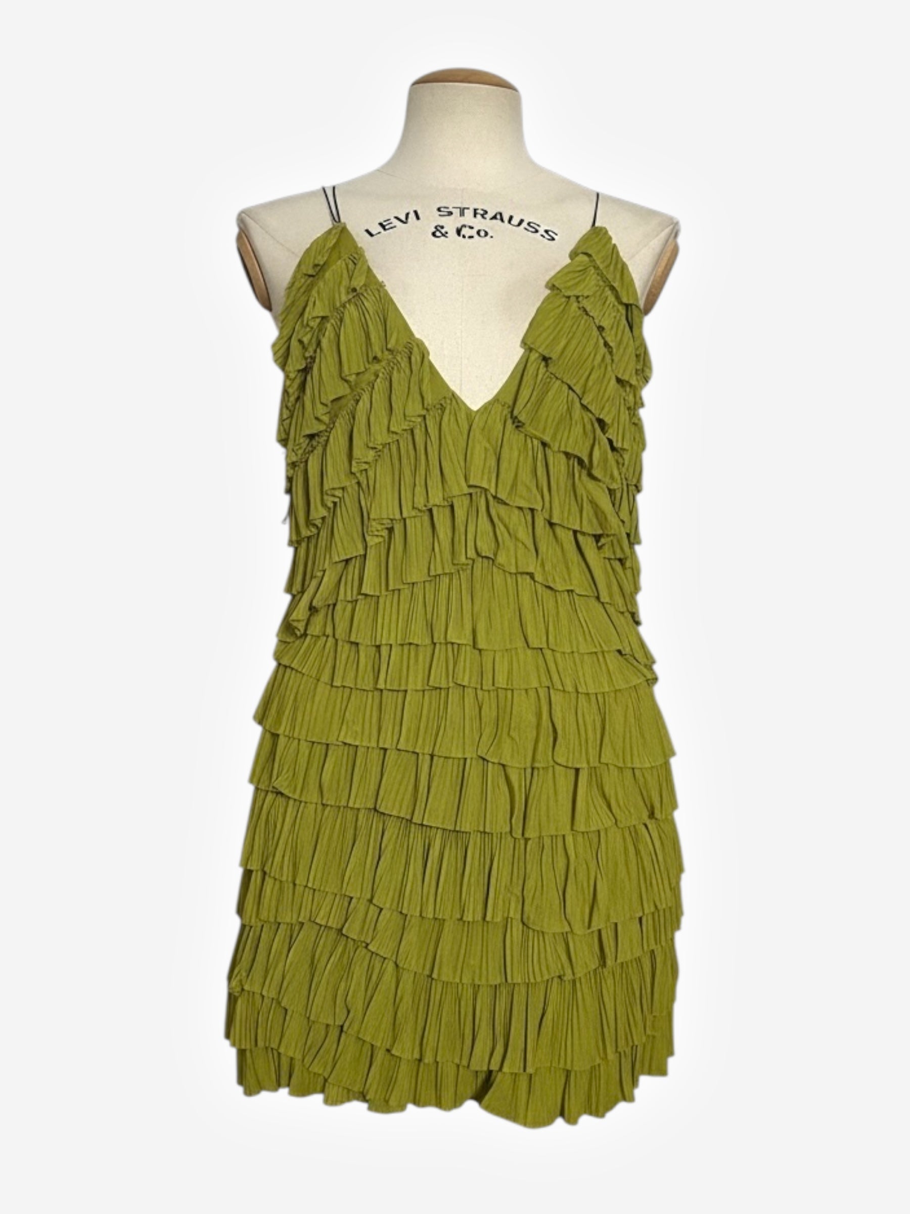 Gucci by Tom Ford 2003 ruffle open back dress – Herpium