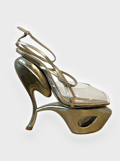 John Galliano Sculptural Runway Heels