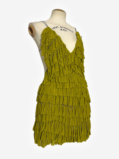 Gucci by Tom Ford 2003 ruffle open back dress