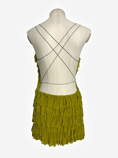 Gucci by Tom Ford 2003 ruffle open back dress