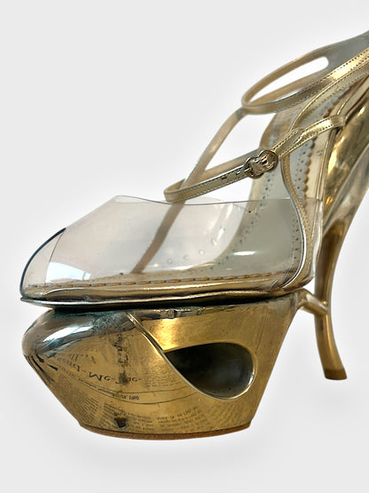 John Galliano Sculptural Runway Heels