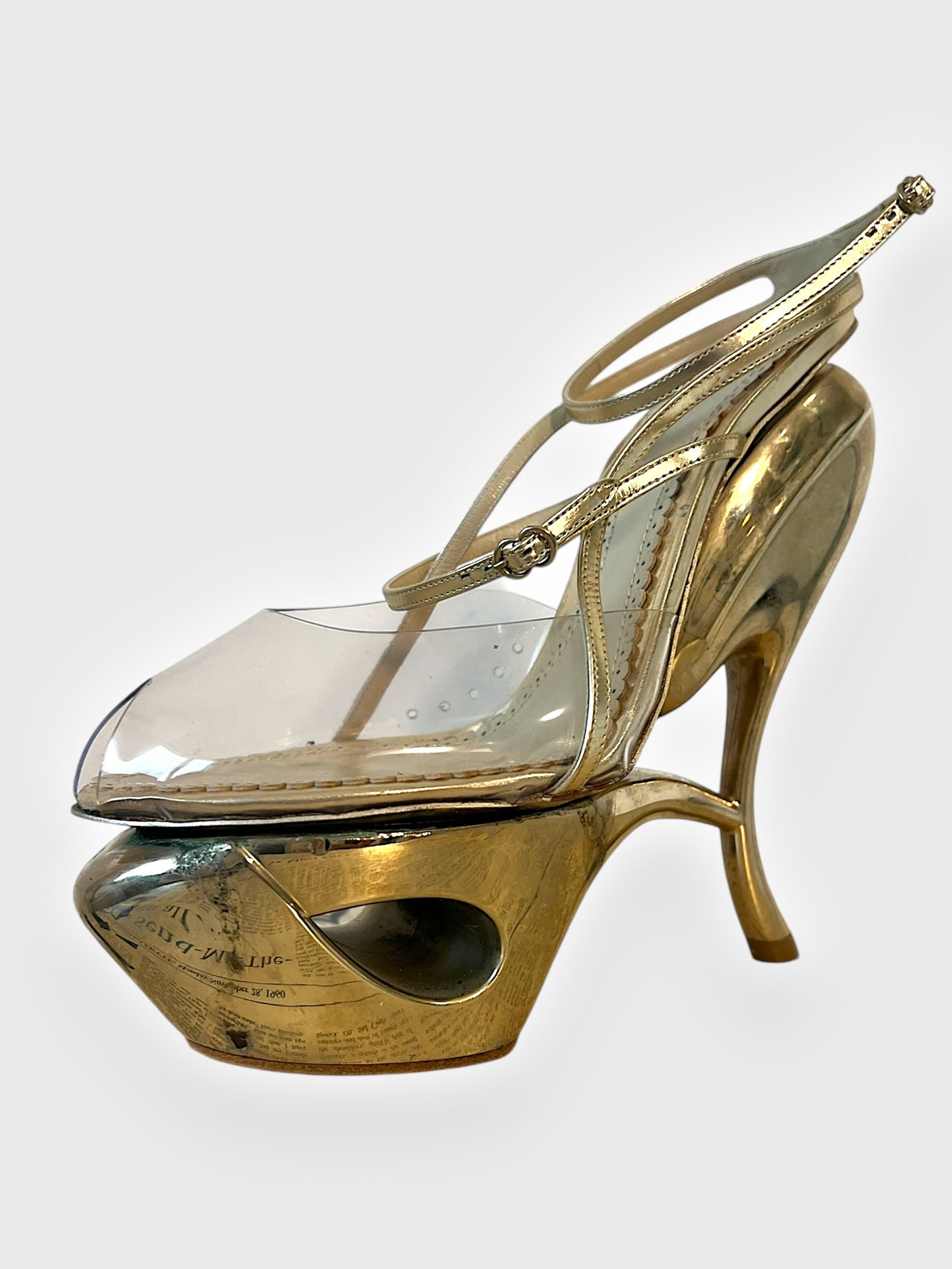 John Galliano Sculptural Runway Heels