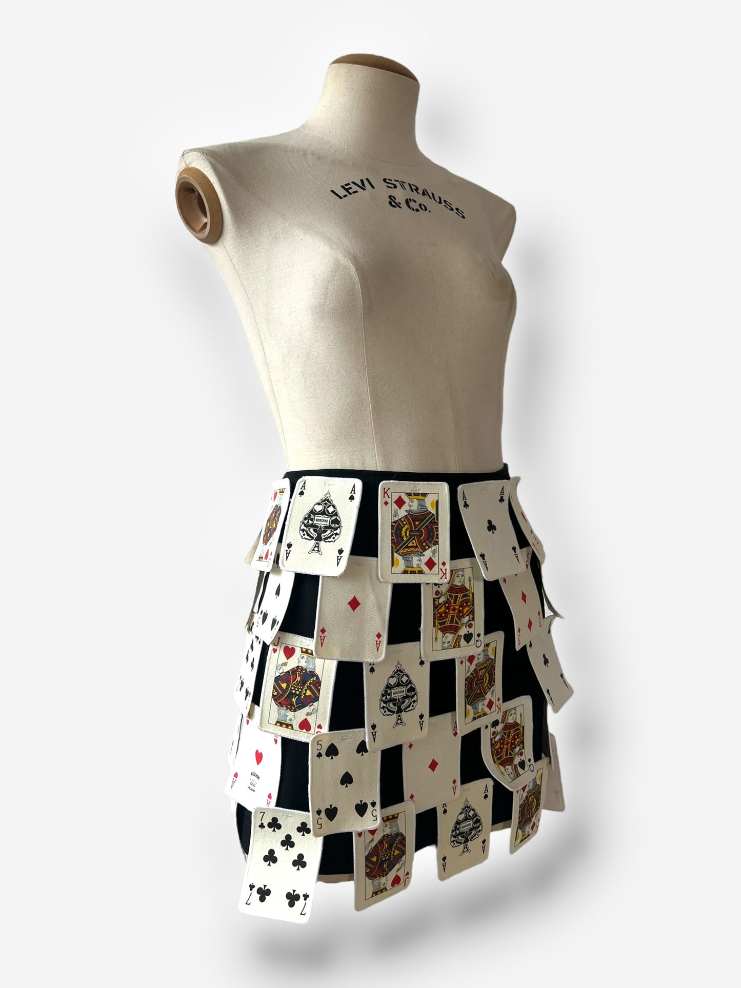 Moschino “Playing Cards” Skirt, circa 1995 – Alice in Wonderland Inspired