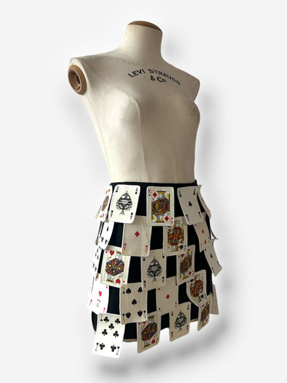 Moschino “Playing Cards” Skirt, circa 1995 – Alice in Wonderland Inspired