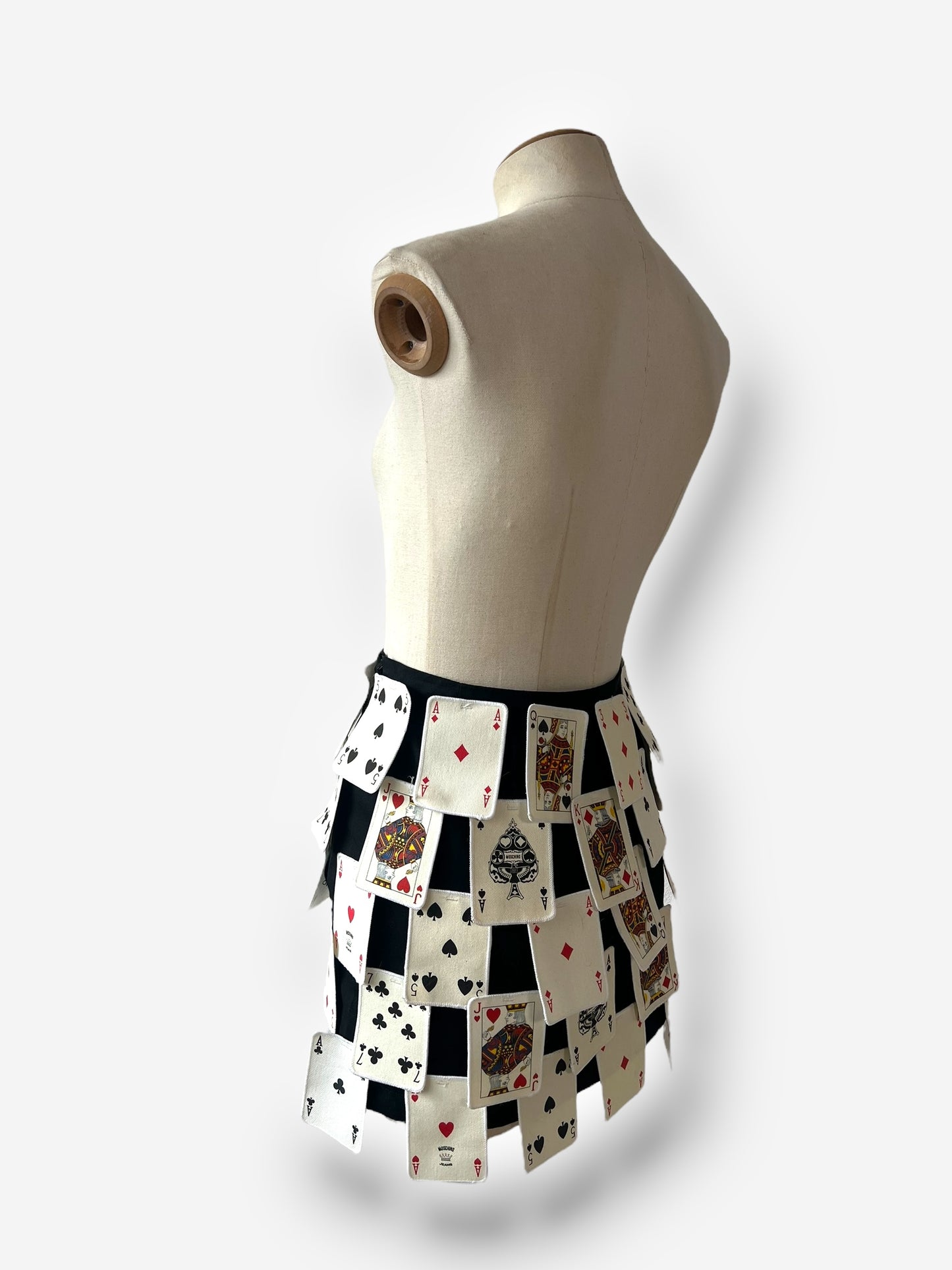 Moschino “Playing Cards” Skirt, circa 1995 – Alice in Wonderland Inspired