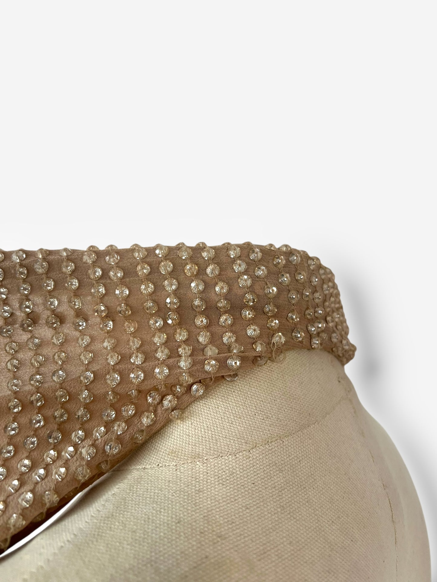 Haute Hippie, 2000s fully beaded silk halter top