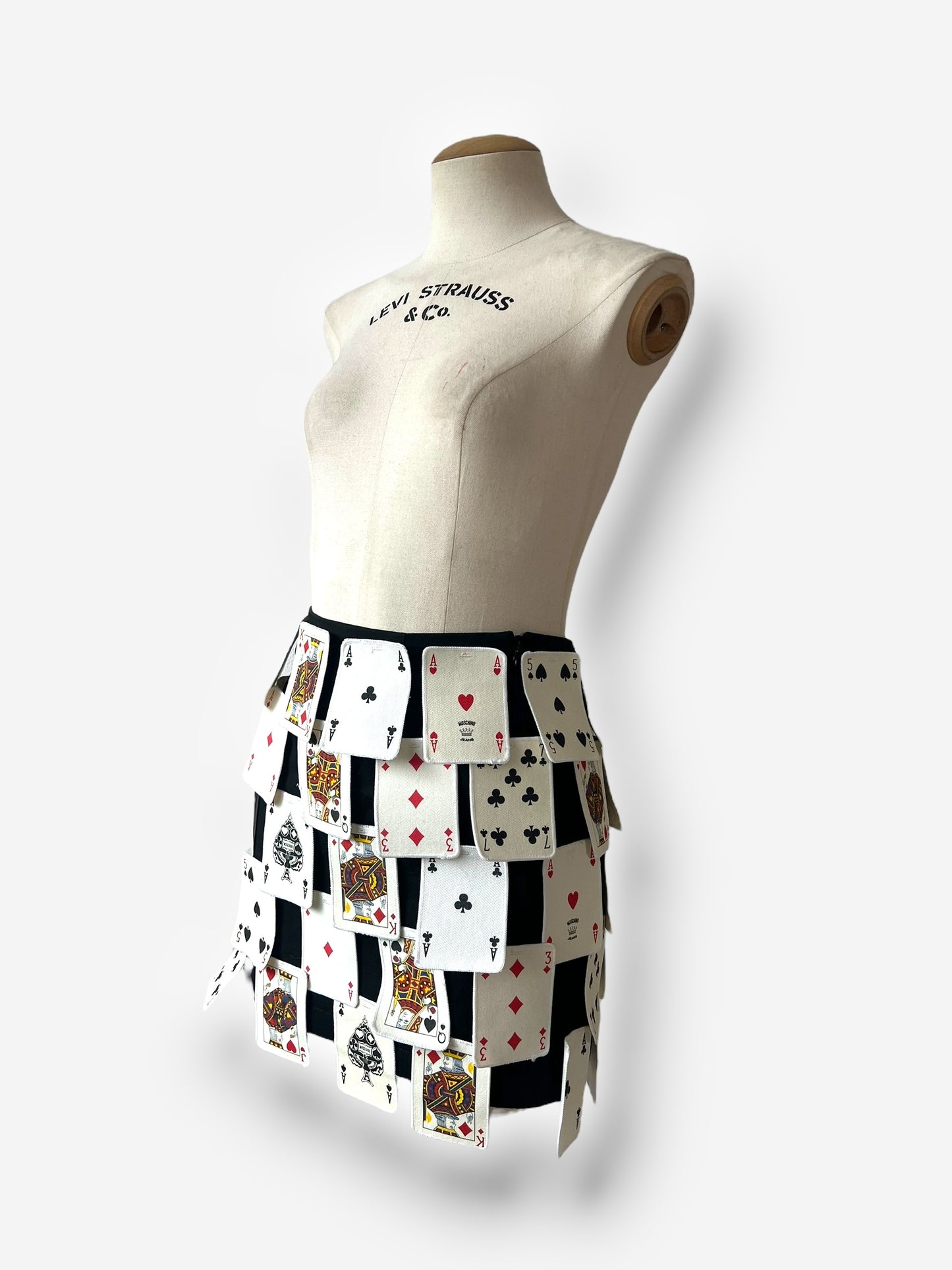 Moschino “Playing Cards” Skirt, circa 1995 – Alice in Wonderland Inspired