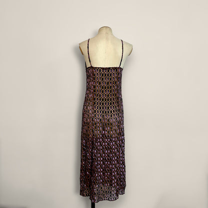 Prada c1996 ugly chic slip burnout dress