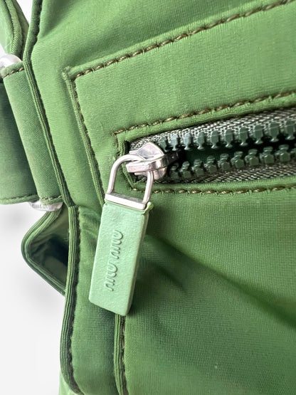Miu Miu Spring/Summer 1999 Green Chest Rig Bag – Military Green