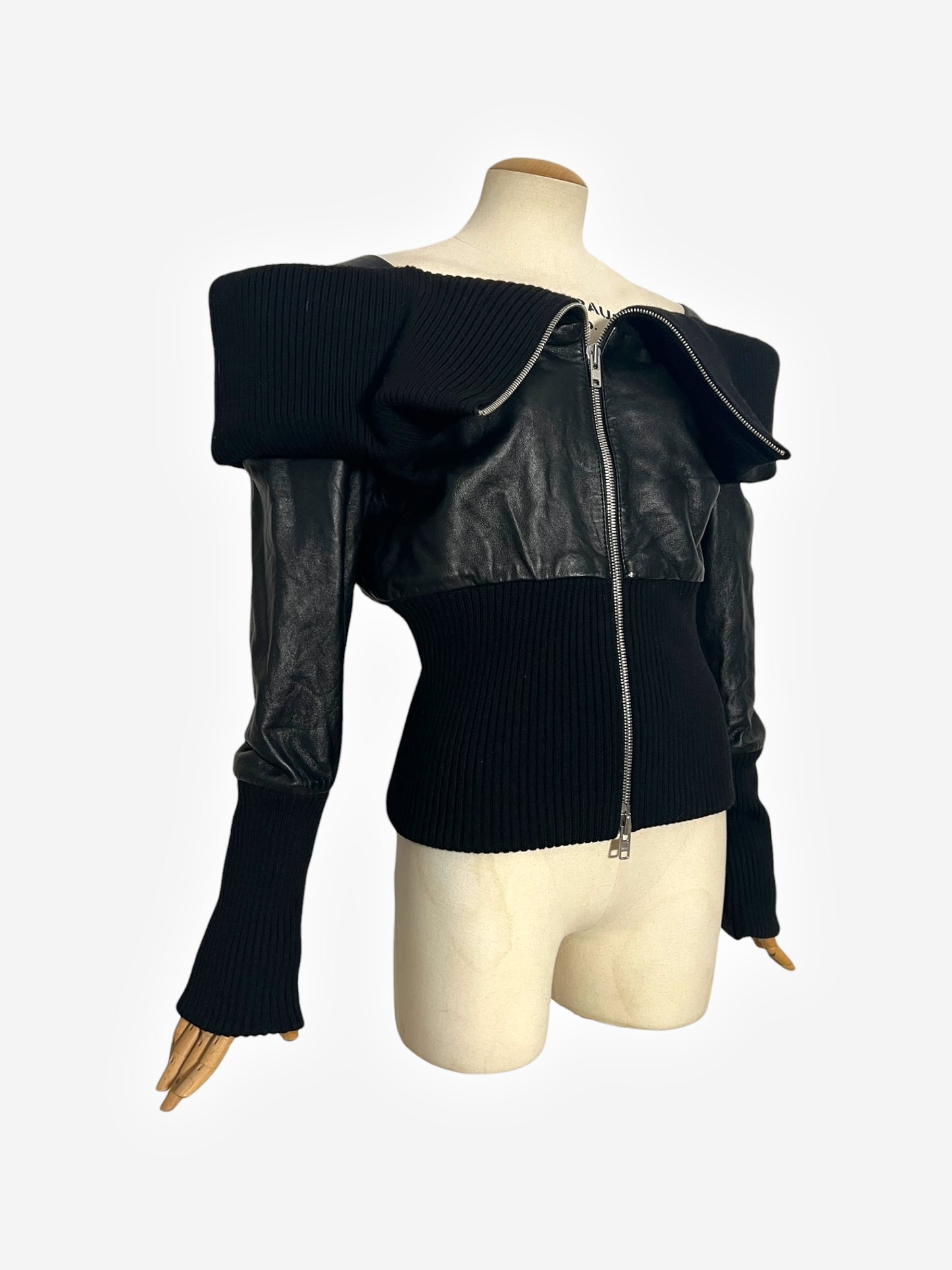 Maison Martin Margiela AW 2008 Black Leather Jacket