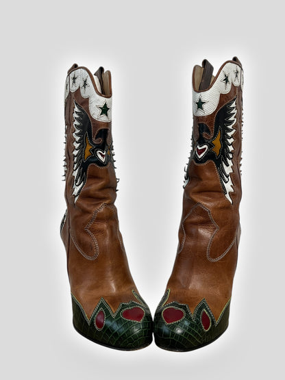 D&G Spring 2004 Heeled Cowboy Boots