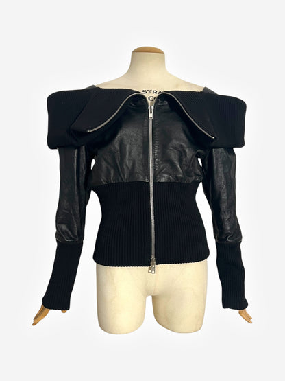 Maison Martin Margiela AW 2008 Black Leather Jacket