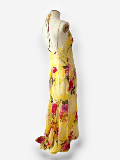 Dolce & Gabbana Spring/Summer 1997 Sheer Silk Floral Gown