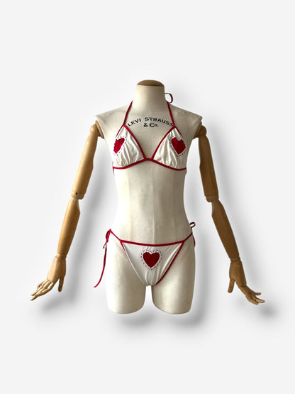 Moschino Heart Bikini Set, circa 2001