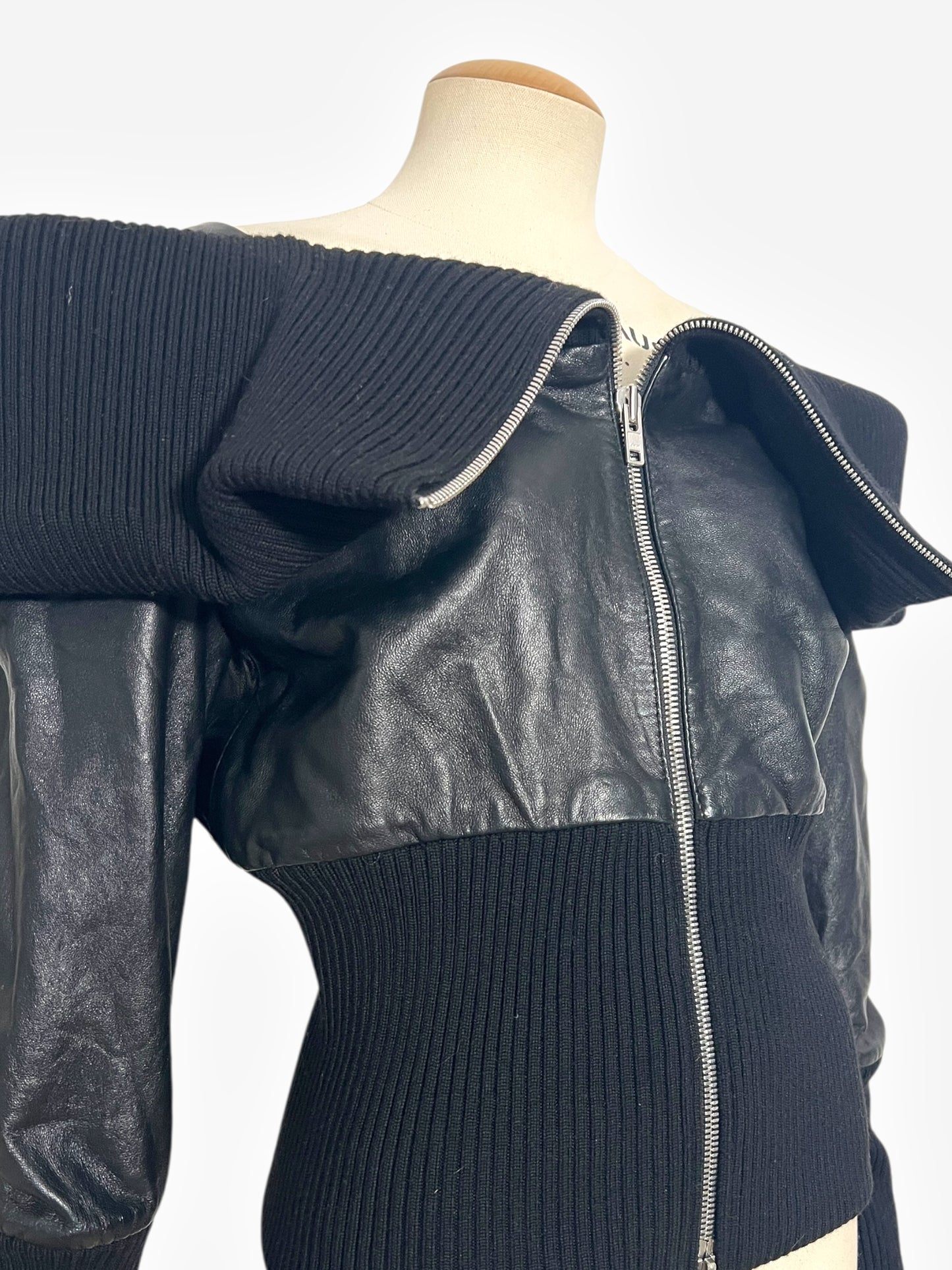 Maison Martin Margiela AW 2008 Black Leather Jacket
