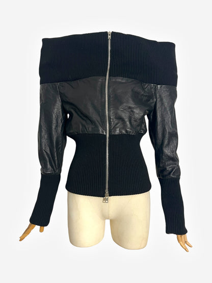Maison Martin Margiela AW 2008 Black Leather Jacket