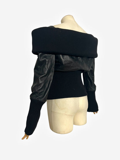 Maison Martin Margiela AW 2008 Black Leather Jacket