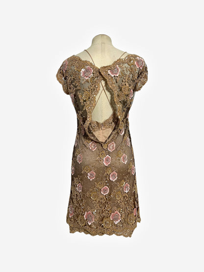 Valentino 2007 S/S beaded mini dress ensemble