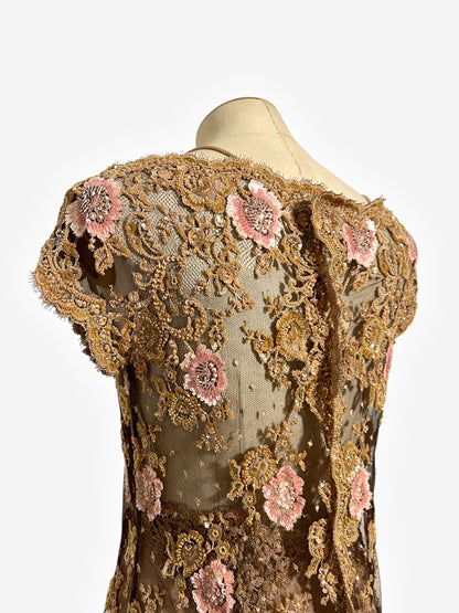 Valentino 2007 S/S beaded mini dress ensemble