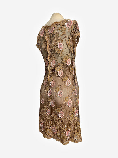 Valentino 2007 S/S beaded mini dress ensemble