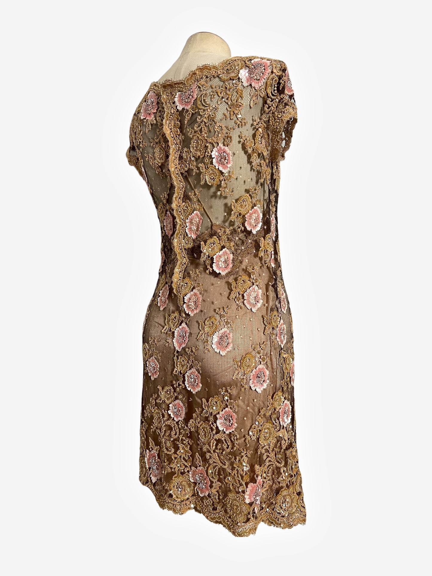 Valentino 2007 S/S beaded mini dress ensemble