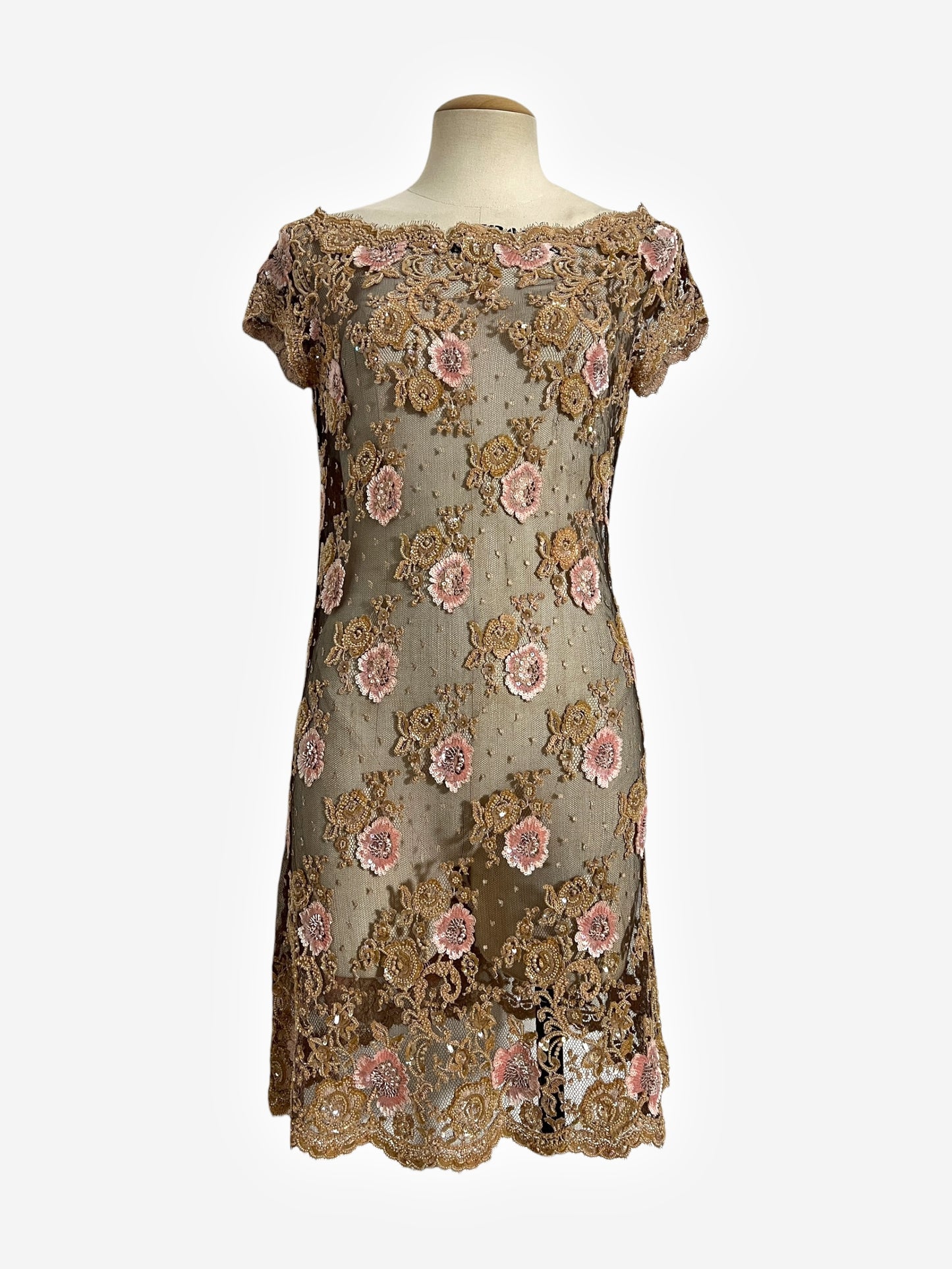 Valentino 2007 S/S beaded mini dress ensemble