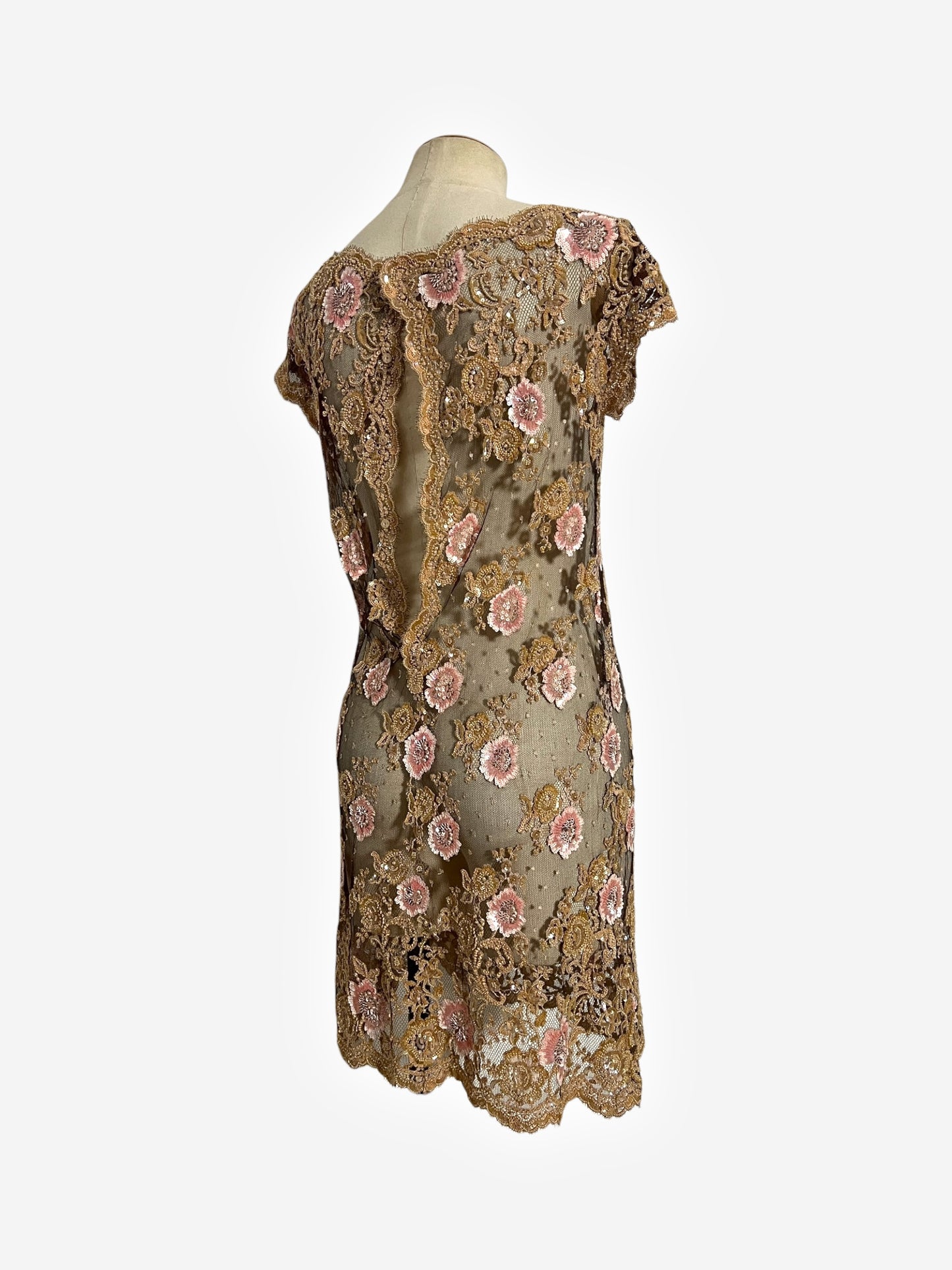 Valentino 2007 S/S beaded mini dress ensemble