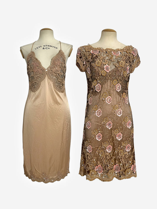 Valentino 2007 S/S beaded mini dress ensemble