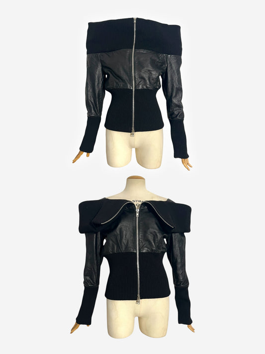 Maison Martin Margiela AW 2008 Black Leather Jacket