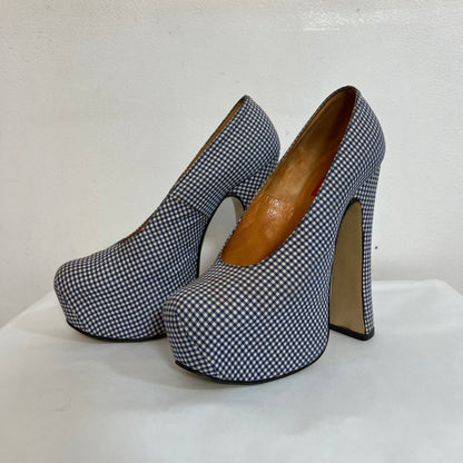 Platform heels c. 1993 Vivienne Westwood.m gingham