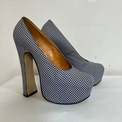 Platform heels c. 1993 Vivienne Westwood.m gingham