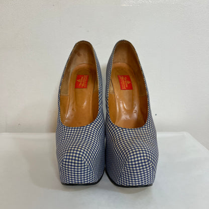 Platform heels c. 1993 Vivienne Westwood.m gingham