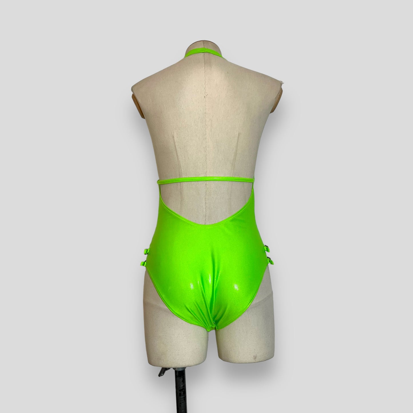 Christian Dior by Galliano 2004S/S Logo neon Bodysuit Swimsuit Swimwear