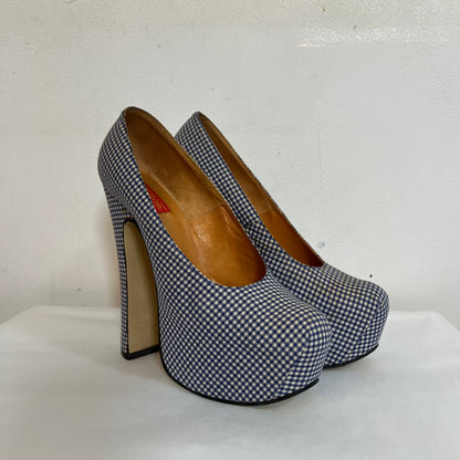 Platform heels c. 1993 Vivienne Westwood.m gingham