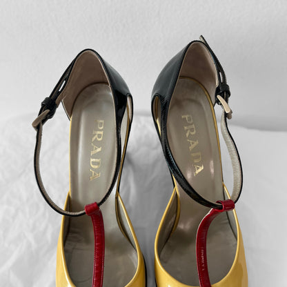 Prada 1998 patent wegded heels (40)