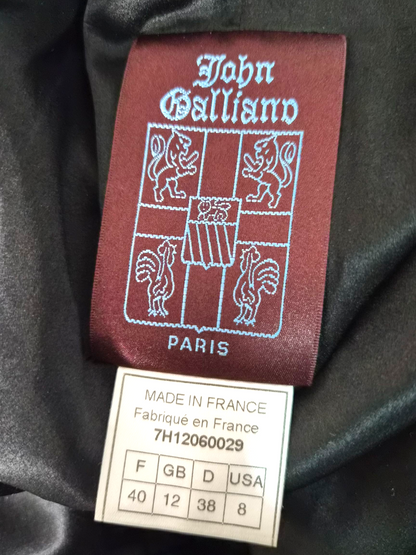 John Galliano 1997 runway suit dress