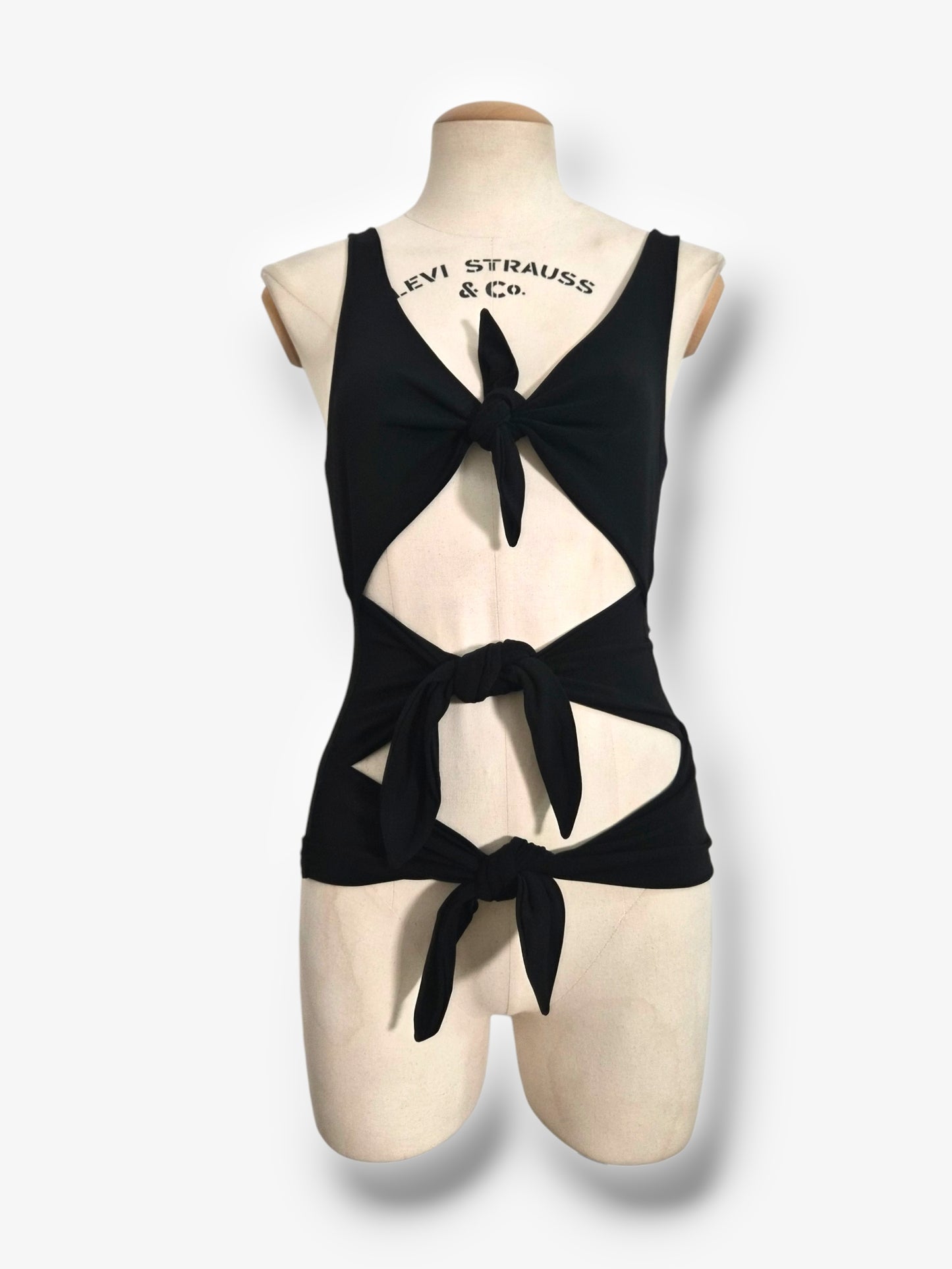 Valentino Spring 2002 Cut-Out Tie Top