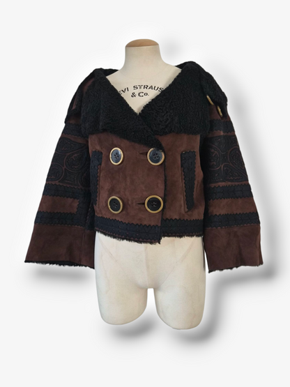 John Galliano Early 00s Shearling Jacket.