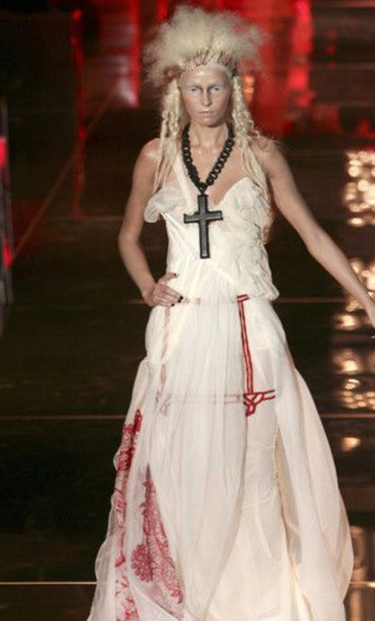 Dior by Galliano c2006 S/S demi couture necklace