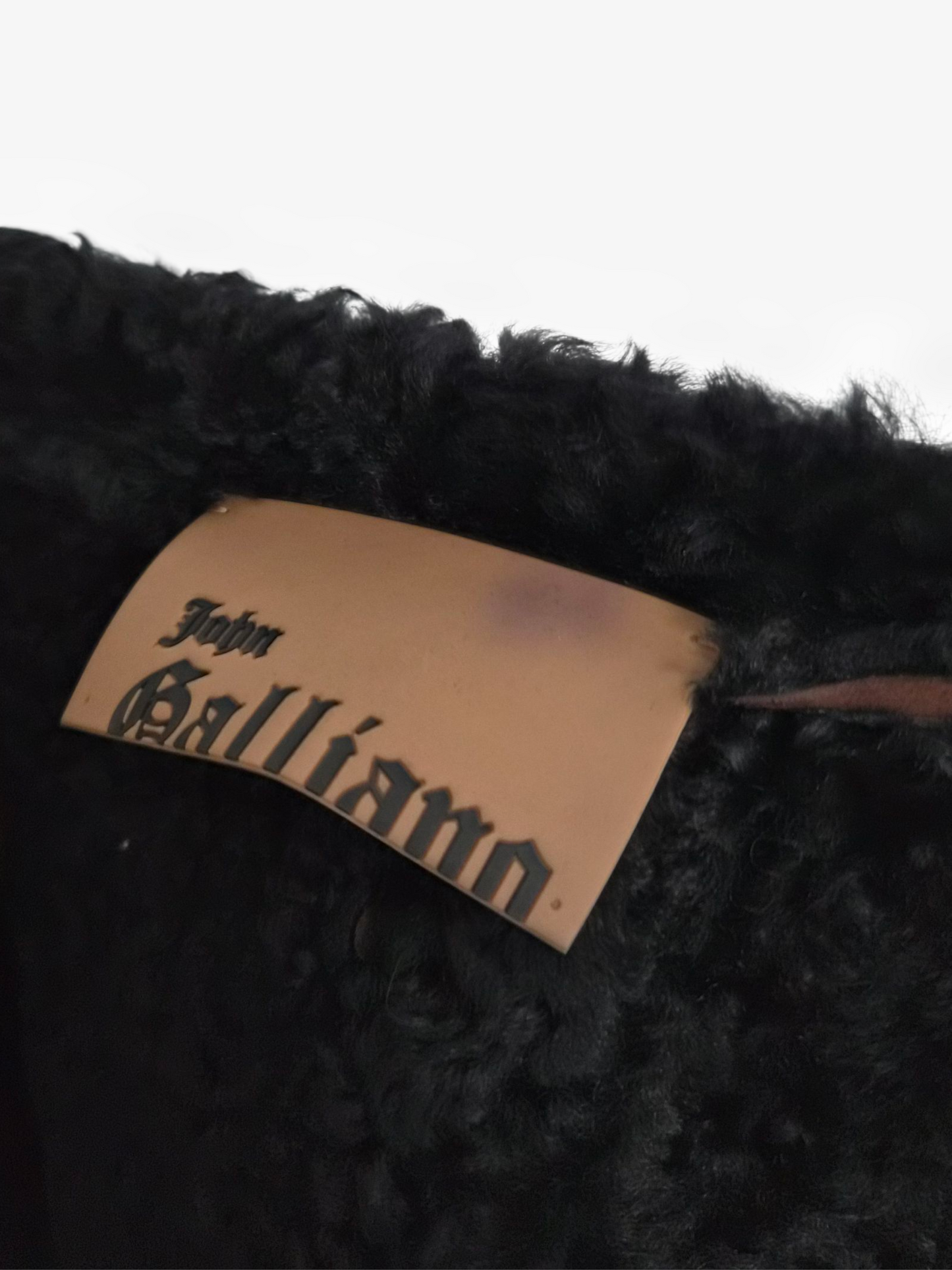 John Galliano Early 00s Shearling Jacket.