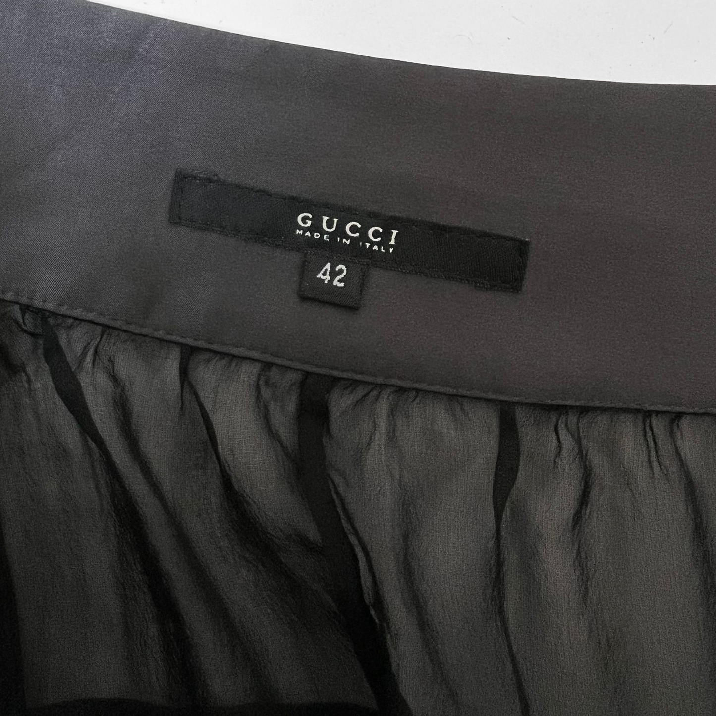 Gucci 2003 runway silk top