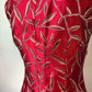 Prada 1997 silk CHINOISERIE leaf Dress