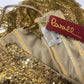 Deadstock 2007 Roberto Cavalli x H&M sequin gold dress