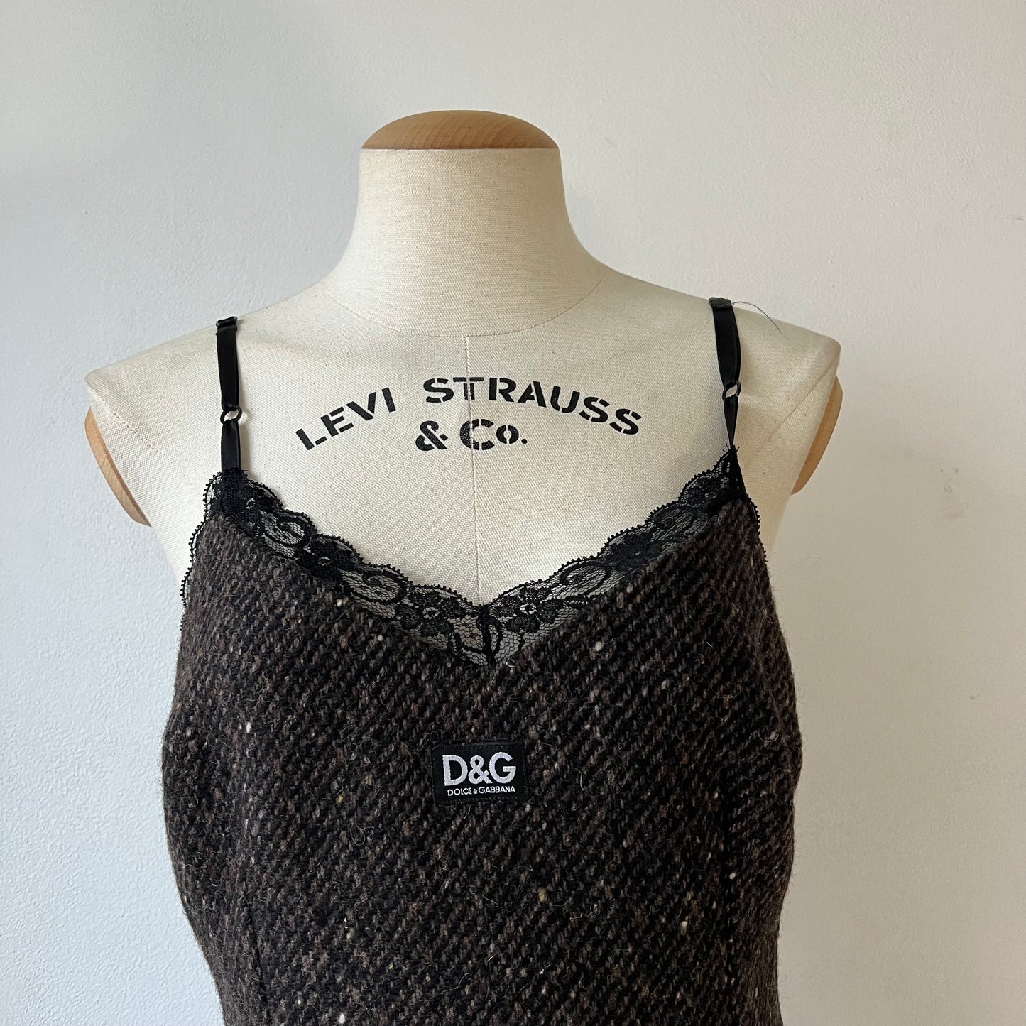 C 1995 D&G by Dolce & Gabbana wool dress