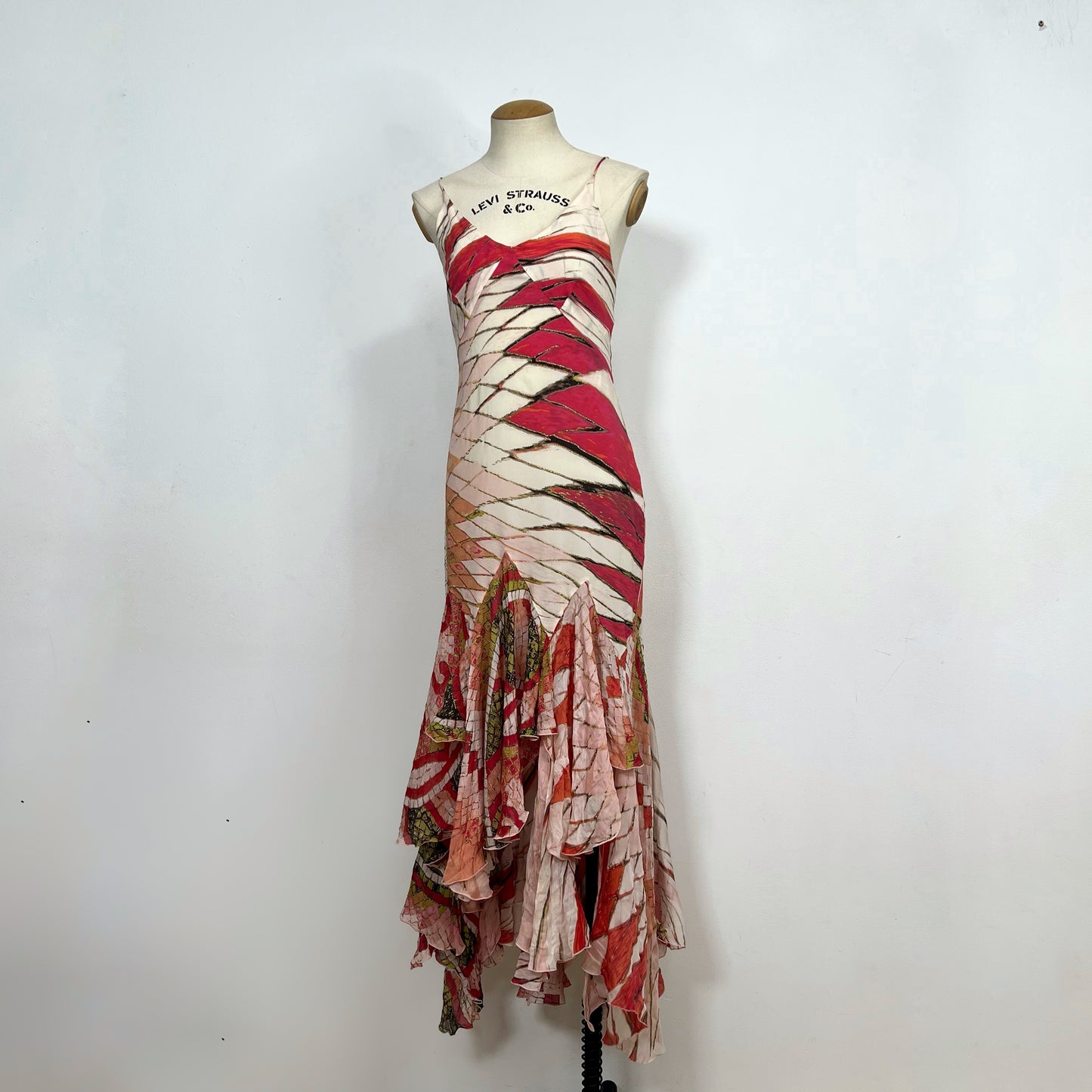 Roberto Cavalli 2004ss silk dress