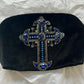 Velvet Versace 2012 fw velvet Byzantine cross bag