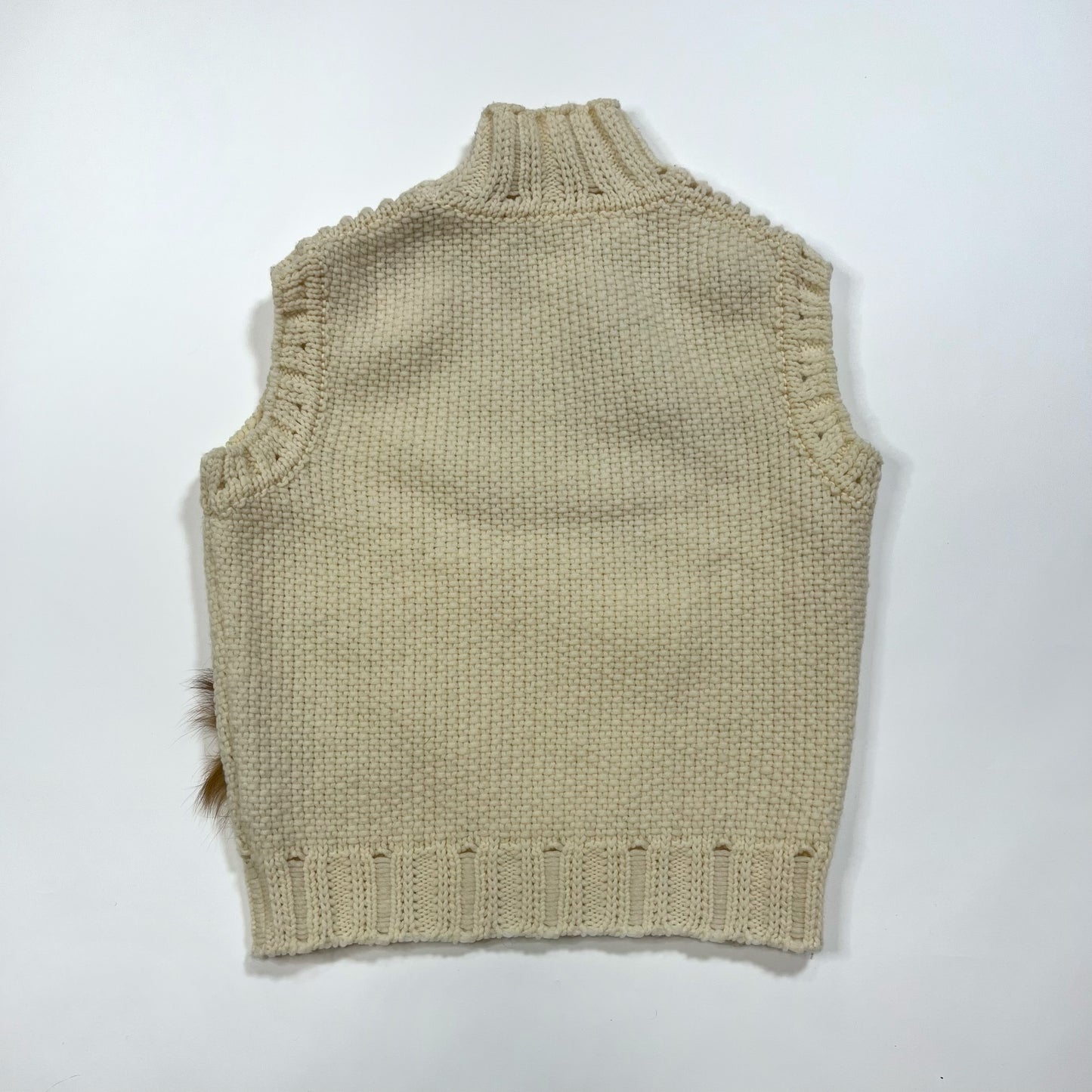 John Galliano wool fur 2002 vest